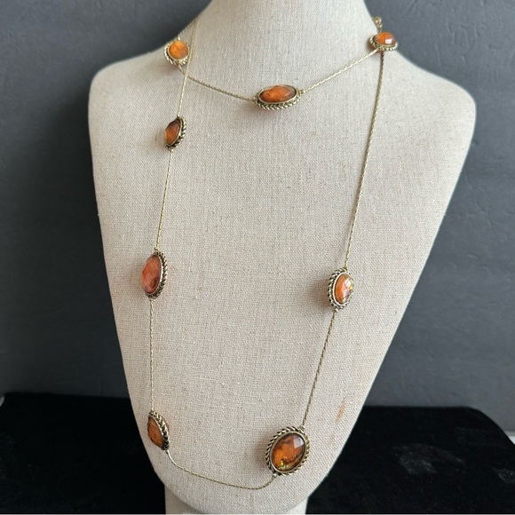 Jones New York JNY Gold Chain Necklace - Picture 1 of 8